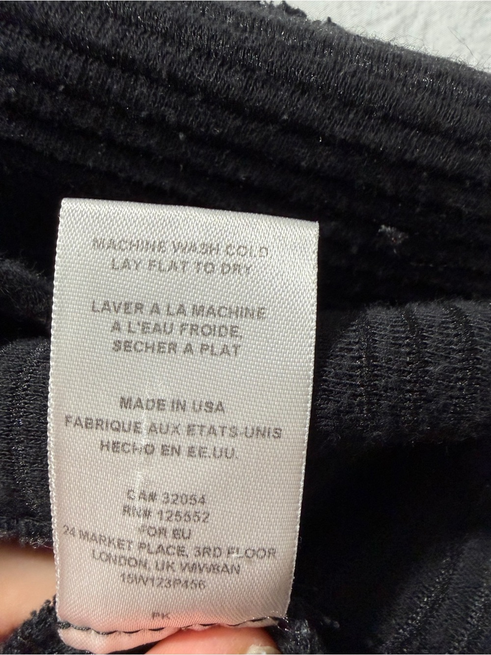 dolan Left coast Collection Black Ribbed Cropped Open-Front Jacket size XS - Picture 6 of 10